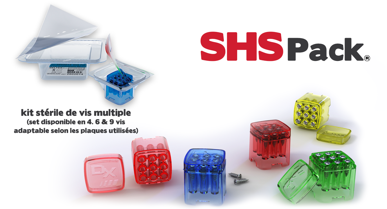 SHS - Sterile Holder Screw ( sets unitaires stériles ) shs pack